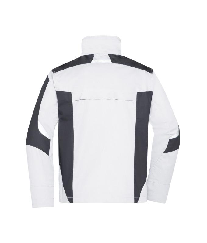 Unisex Workwear Jacket - STRONG - White/carbon 8066