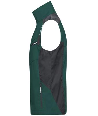 Unisex Workwear Vest - STRONG - Dark-green/black 8067