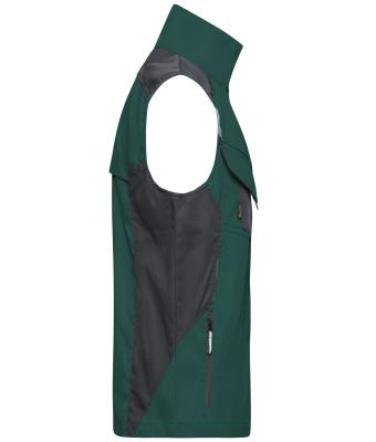 Unisex Workwear Vest - STRONG - Dark-green/black 8067