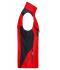 Unisex Workwear Vest - STRONG - Red/black 8067