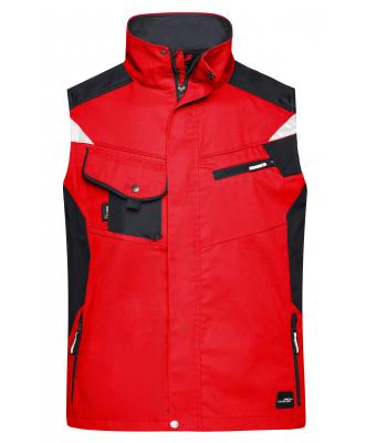 Unisex Workwear Vest - STRONG - Red/black 8067