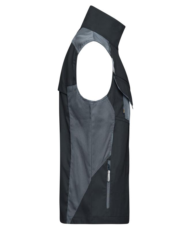 Unisex Workwear Vest - STRONG - Black/carbon 8067