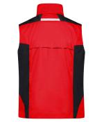 Unisex Workwear Vest - STRONG - Red/black 8067