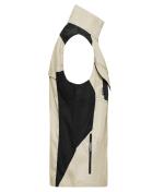 Unisex Workwear Vest - STRONG - Stone/black 8067