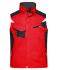 Unisex Workwear Vest - STRONG - Red/black 8067