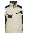 Unisex Workwear Vest - STRONG - Stone/black 8067