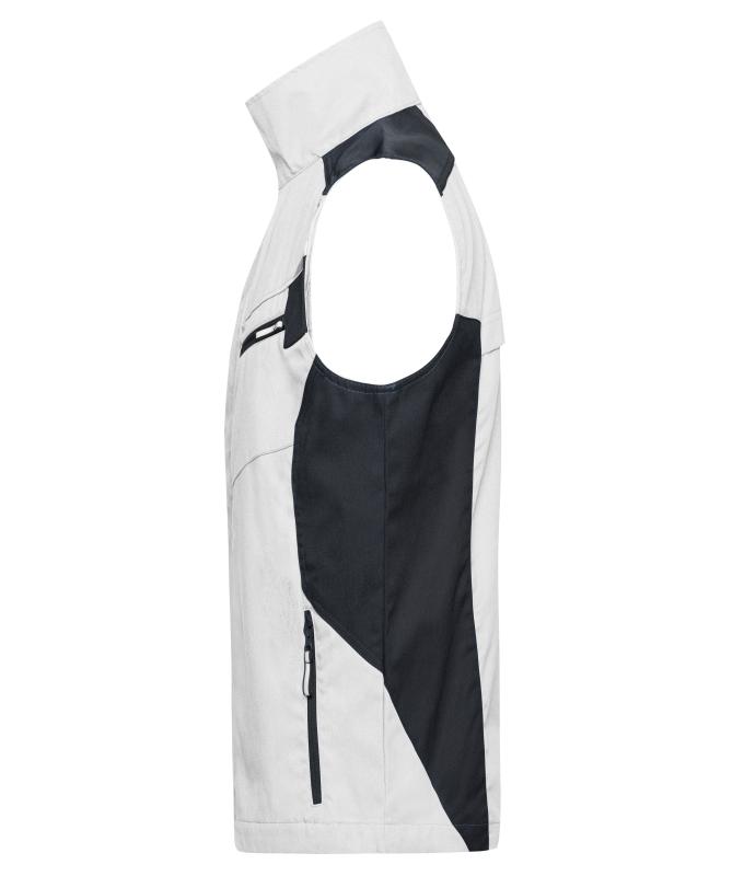 Unisex Workwear Vest - STRONG - White/carbon 8067