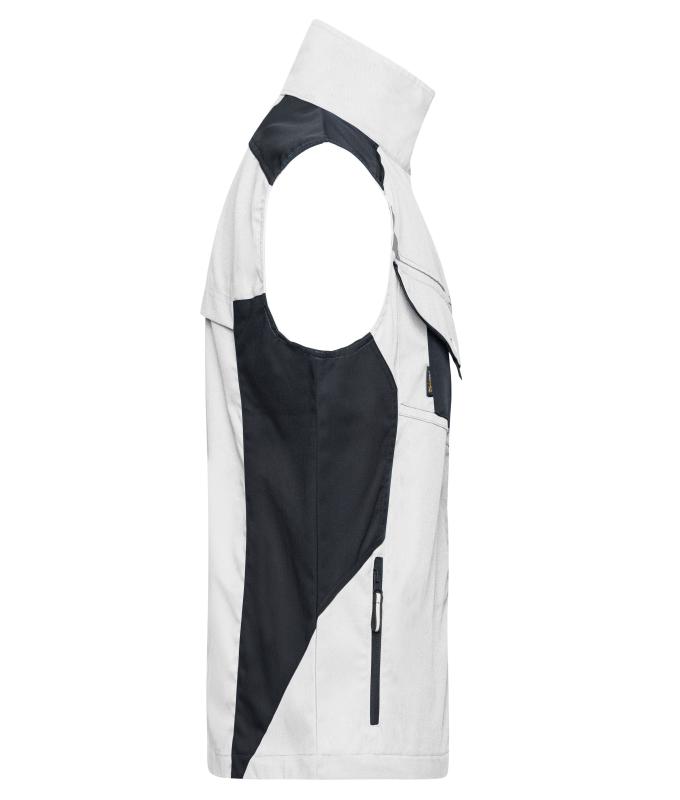 Unisex Workwear Vest - STRONG - White/carbon 8067