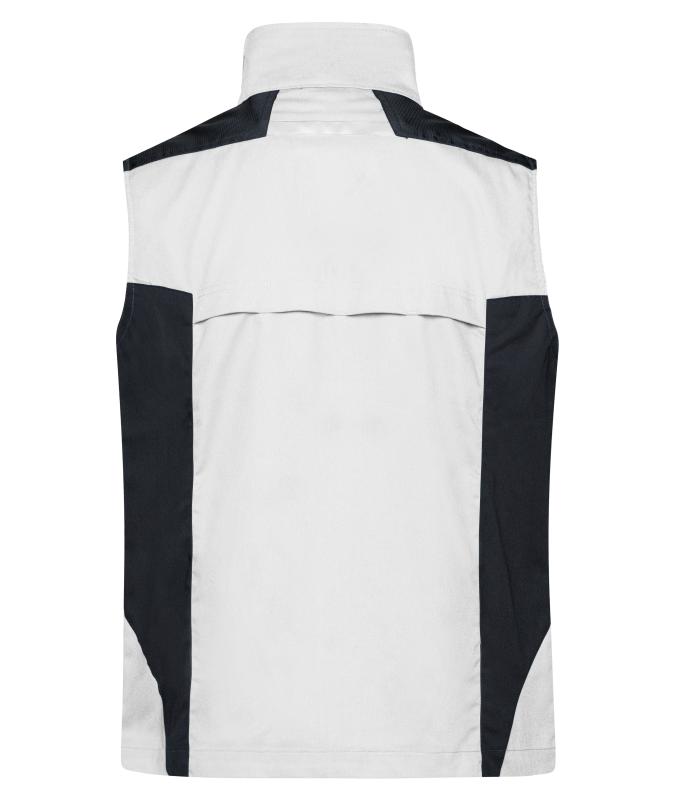 Unisex Workwear Vest - STRONG - White/carbon 8067