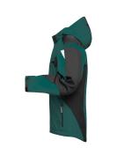 Unisex Craftsmen Softshell Jacket - STRONG - Dark-green/black 8165