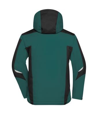 Unisex Craftsmen Softshell Jacket - STRONG - Dark-green/black 8165