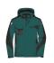 Unisex Craftsmen Softshell Jacket - STRONG - Dark-green/black 8165