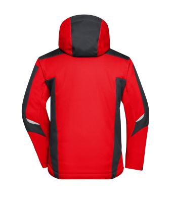 Unisex Craftsmen Softshell Jacket - STRONG - Red/black 8165