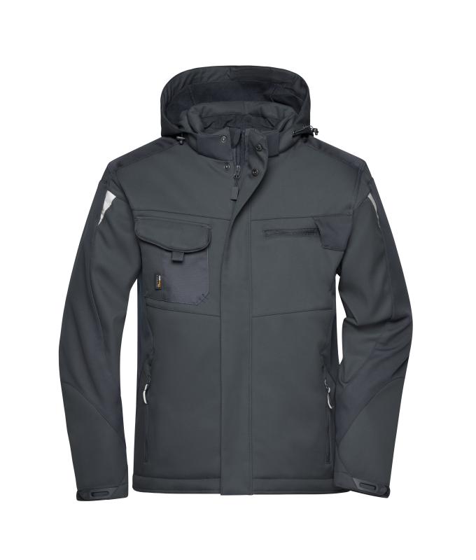 Unisex Craftsmen Softshell Jacket - STRONG - Black/black 8165