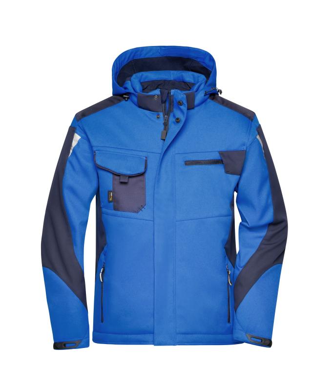 Unisex Craftsmen Softshell Jacket - STRONG - Royal/navy 8165