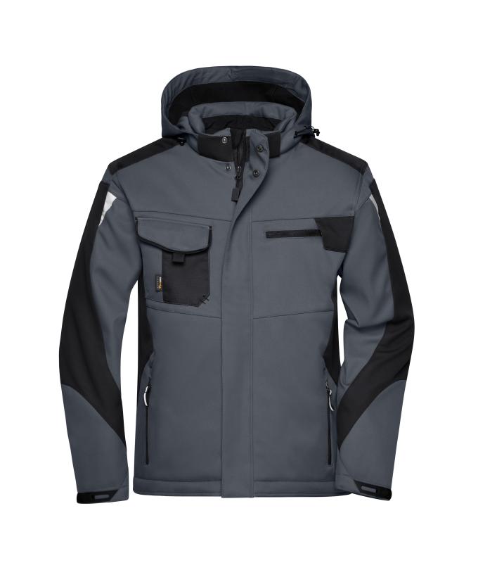 Unisex Craftsmen Softshell Jacket - STRONG - Carbon/black 8165