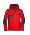 Unisex Craftsmen Softshell Jacket - STRONG - Red/black 8165