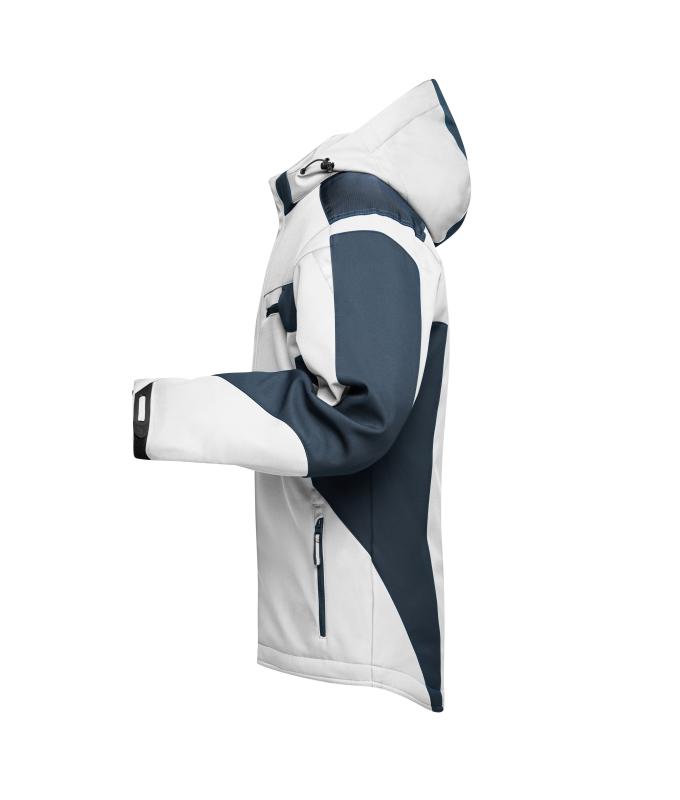 Unisex Craftsmen Softshell Jacket - STRONG - White/carbon 8165