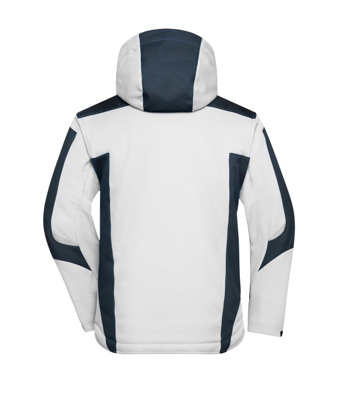 Unisex Craftsmen Softshell Jacket - STRONG - White/carbon 8165