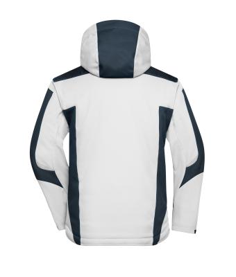 Unisex Craftsmen Softshell Jacket - STRONG - White/carbon 8165