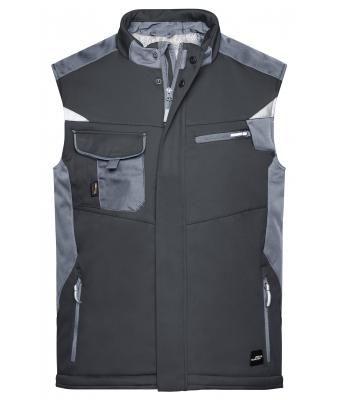 Unisex Craftsmen Softshell Vest - STRONG - Black/carbon 8166