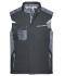 Unisex Craftsmen Softshell Vest - STRONG - Black/carbon 8166