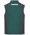 Unisex Craftsmen Softshell Vest - STRONG - Dark-green/black 8166