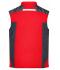 Unisex Craftsmen Softshell Vest - STRONG - Red/black 8166