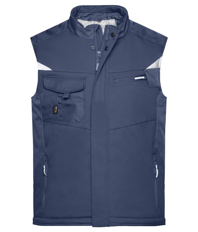 Unisex Craftsmen Softshell Vest - STRONG - Navy/navy 8166