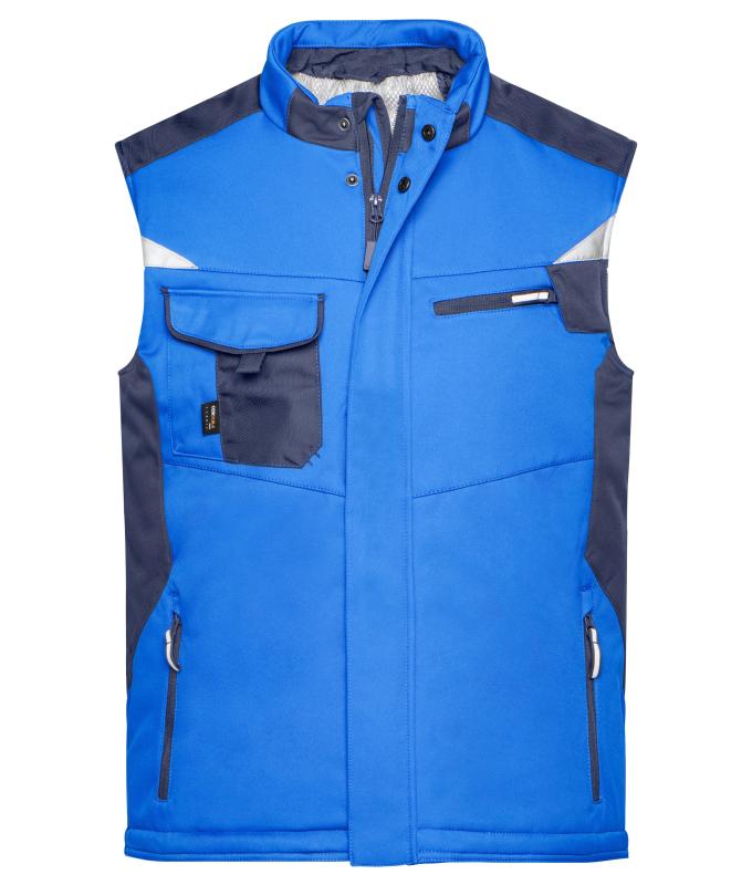 Unisex Craftsmen Softshell Vest - STRONG - Royal/navy 8166