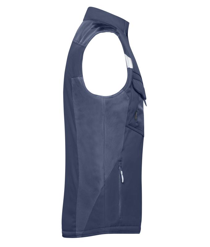 Unisex Craftsmen Softshell Vest - STRONG - Navy/navy 8166