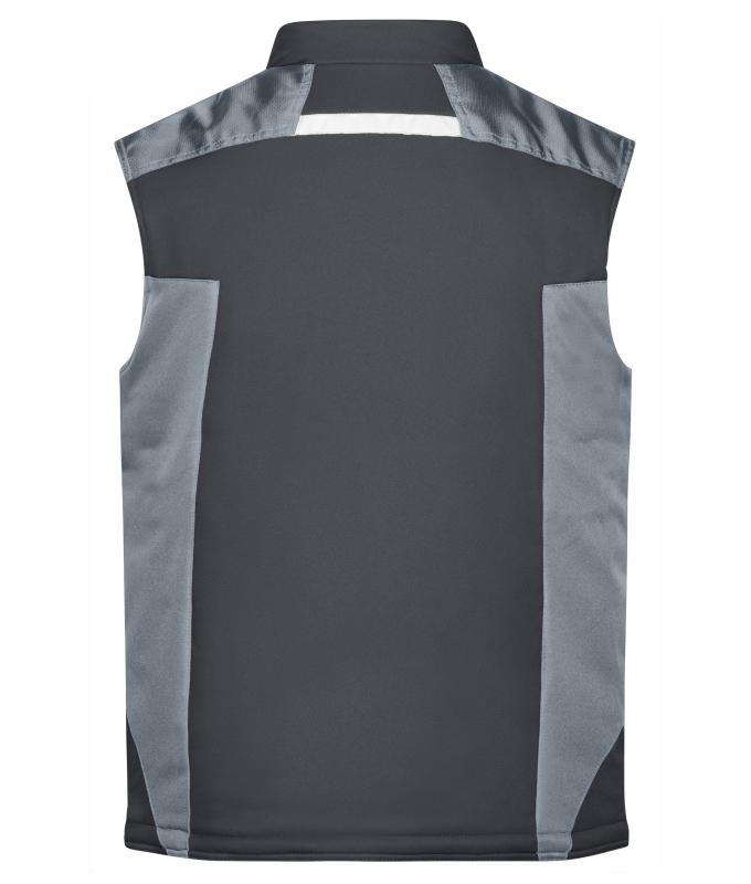 Unisex Craftsmen Softshell Vest - STRONG - Black/carbon 8166