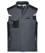 Unisex Craftsmen Softshell Vest - STRONG - Carbon/black 8166