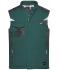 Unisex Craftsmen Softshell Vest - STRONG - Dark-green/black 8166