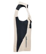 Unisex Craftsmen Softshell Vest - STRONG - Stone/black 8166