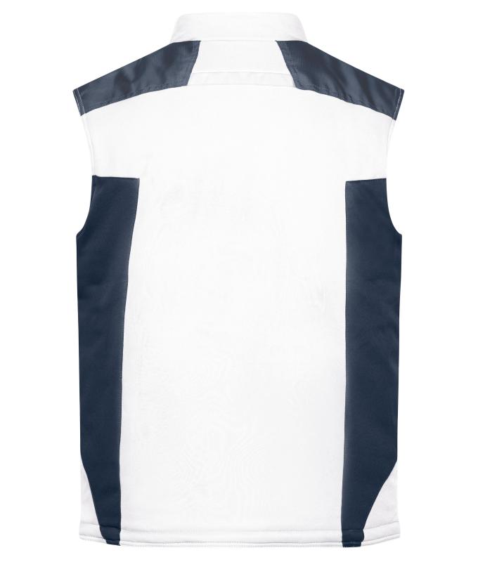 Unisex Craftsmen Softshell Vest - STRONG - White/carbon 8166