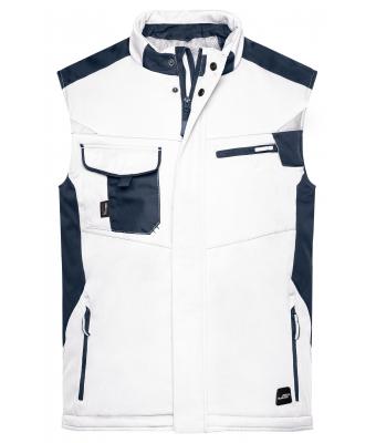 Unisex Craftsmen Softshell Vest - STRONG - White/carbon 8166