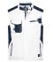 Unisex Craftsmen Softshell Vest - STRONG - White/carbon 8166