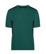Unisex Craftsmen T-Shirt - STRONG - Dark-green/black 8168