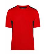 Unisex Craftsmen T-Shirt - STRONG - Red/black 8168