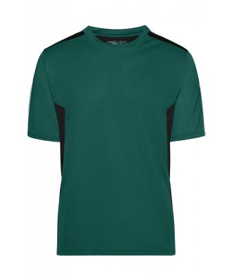 Unisex Craftsmen T-Shirt - STRONG - Dark-green/black 8168