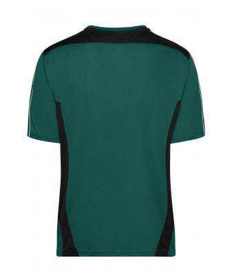 Unisex Craftsmen T-Shirt - STRONG - Dark-green/black 8168