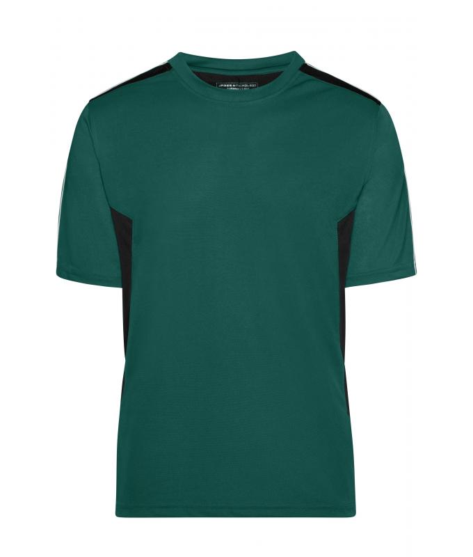 Unisex Craftsmen T-Shirt - STRONG - Dark-green/black 8168