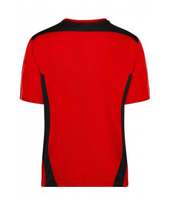 Unisex Craftsmen T-Shirt - STRONG - Red/black 8168