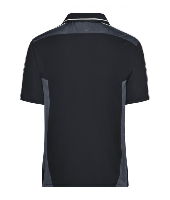 Unisex Craftsmen Poloshirt - STRONG - Black/carbon 8167