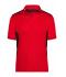 Unisex Craftsmen Poloshirt - STRONG - Red/black 8167