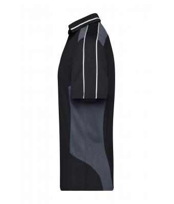 Unisex Craftsmen Poloshirt - STRONG - Black/carbon 8167