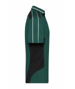 Unisex Craftsmen Poloshirt - STRONG - Dark-green/black 8167