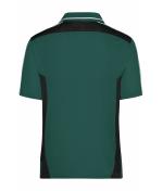 Unisex Craftsmen Poloshirt - STRONG - Dark-green/black 8167