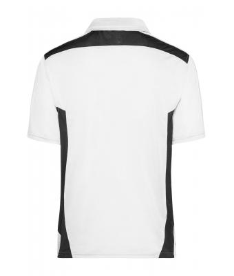 Unisex Craftsmen Poloshirt - STRONG - White/carbon 8167